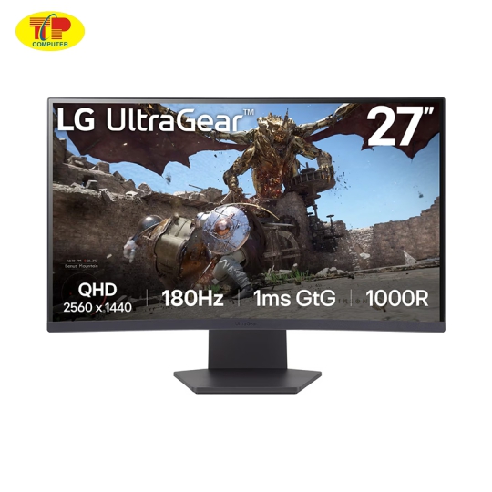  Màn hình LG UltraGear 27GS60QC-B (27 inch/QHD/VA/180Hz/1ms/cong)