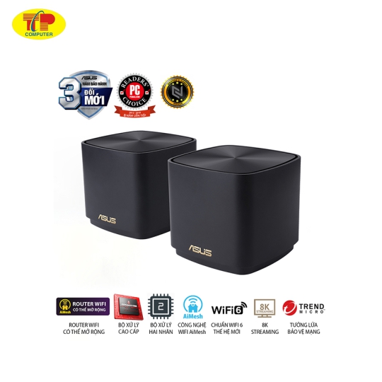  Bộ phát wifi mesh Asus XD4S (B-2-PK) chuẩn AX1800