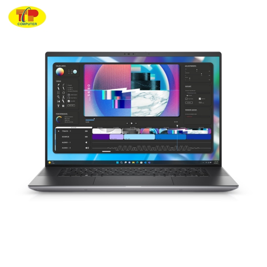 Laptop Dell Workstation Mobile Precision 5680 vPro Enterprise (71023332) (i7-13800H/16GB RAM/512GB SSD/RTX2000 ADA 8GB, 16 inch FHD+/Ubuntu/Xám)