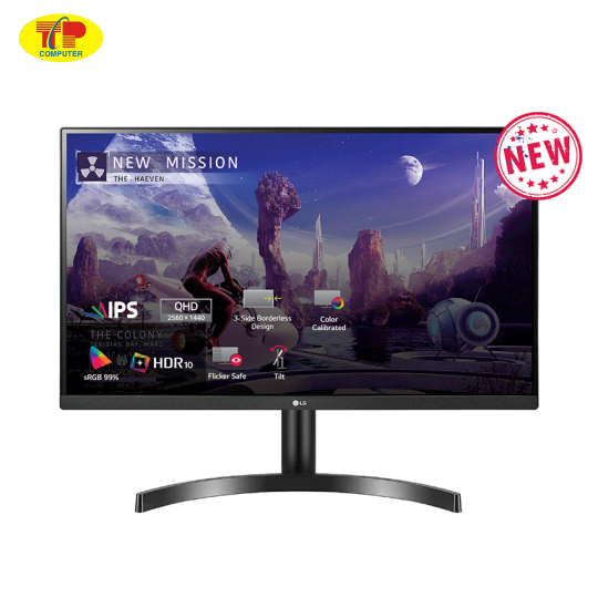 Màn hình LG 27QN600-B (27 inch/QHD/IPS/75Hz/5ms) 