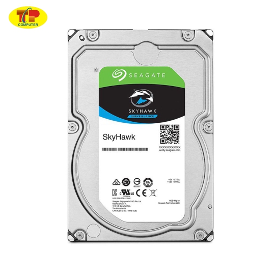 Ổ cứng HDD Seagate SkyHawk 6TB 3.5 inch, 5400RPM, SATA3, 256MB Cache/ SATA 6Gb/s/RV Sensor (ST6000VX008)