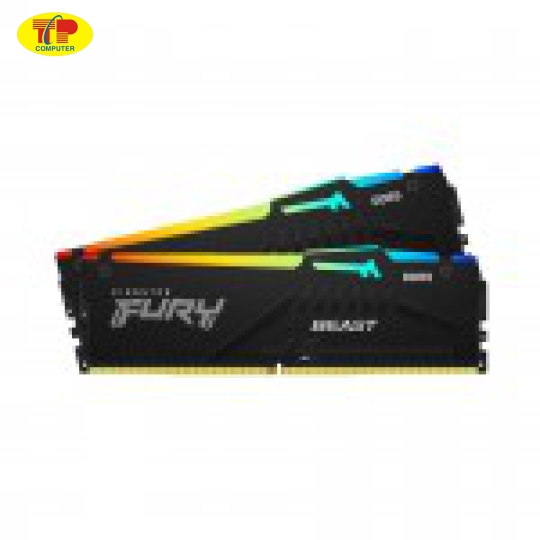 RAM Desktop KINGSTON Fury Beast RGB (KF556C40BBAK2-64) 64GB (2x32GB) DDR5 5600MHz