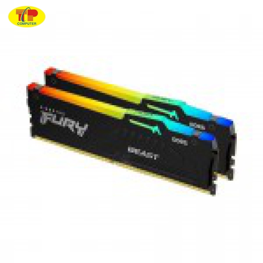 RAM Desktop KINGSTON Fury Beast RGB XMP (KF564C32BBA-16) 16GB (1x16GB) DDR5 6400MHz