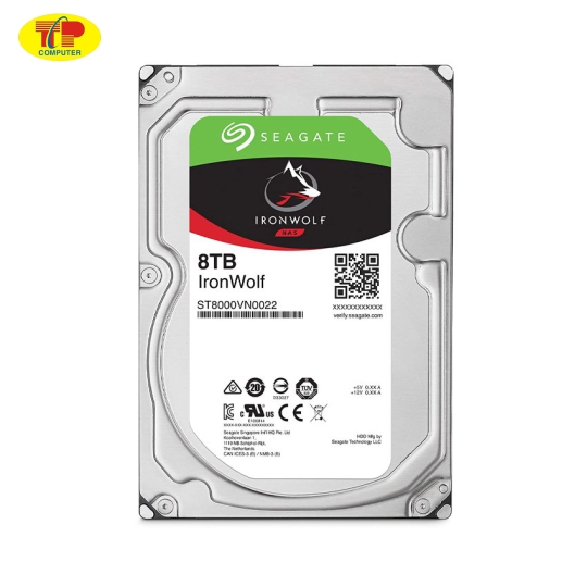 Ổ Cứng HDD SEAGATE IronWolf 8TB 3.5 inch, 7200RPM, SATA III, 256MB Cache