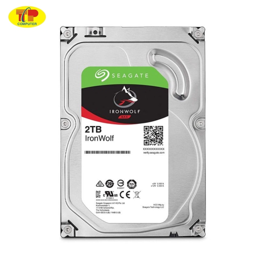 Ổ Cứng HDD SEAGATE IronWolf 2TB 3.5 inch, 5400RPM, SATA III, 256MB Cache
