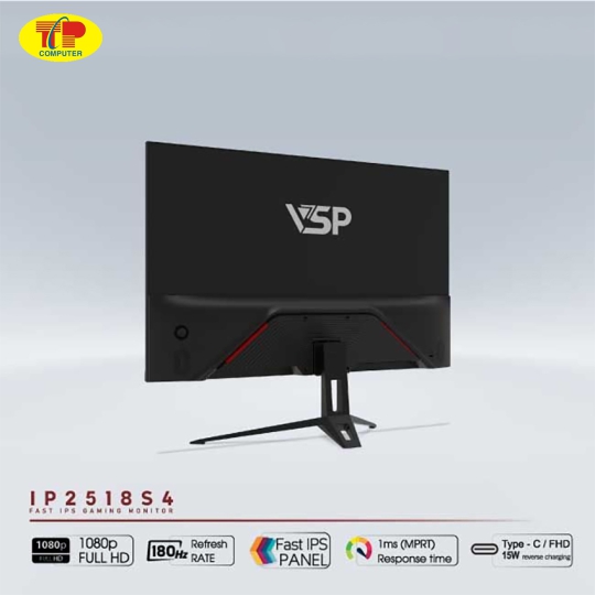Màn hình VSP IP2518S4 (24.5 inch/FHD/Fast IPS/180Hz/1ms) 