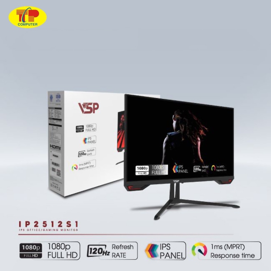 Màn hình VSP IP2512S1 (24.5 inch/FHD/IPS/120Hz/1ms) 