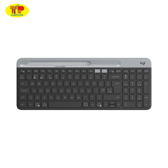 Bàn phím không dây Logitech K580 Graphite (USB/Bluetooth/Xám đen)
