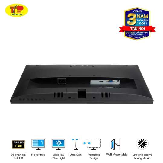 Hình ảnh chụp sản phẩm Thông số kỹ thuật Màn hình ASUS VY279HGR (27 inch/FHD/IPS/120Hz/1ms)