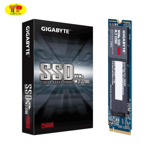 Ổ cứng SSD Gigabyte 256GB M.2 2280 PCIe NVMe Gen 3x4 (Đọc 1700MB/s, Ghi 1100MB/s) - (GP-GSM2NE3256GNTD)