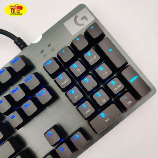 Bàn phím cơ Logitech G512 Lightsync RGB Clicky (USB/GX Blue)