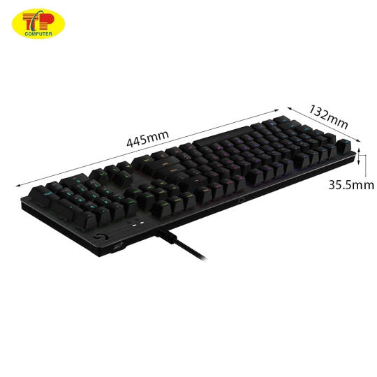Bàn phím cơ Logitech G512 Lightsync RGB Clicky (USB/GX Blue)