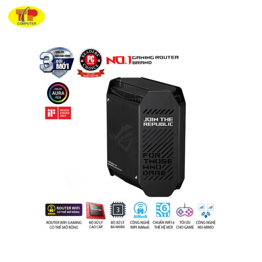 Bộ phát wifi mesh ASUS ROG Rapture GT6 (B-2-PK) chuẩn AX11000 