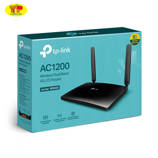 Bộ phát wifi 4G TP-Link Archer MR400 AC1200