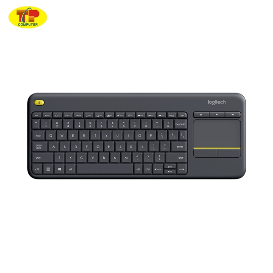Bàn phím không dây Logitech K400 Plus đen (USB/PinAA)