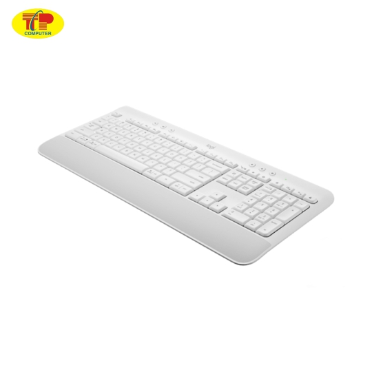 Bàn phím không dây Logitech K650 Off White (USB/Bluetooth/Trắng) (920-010987)