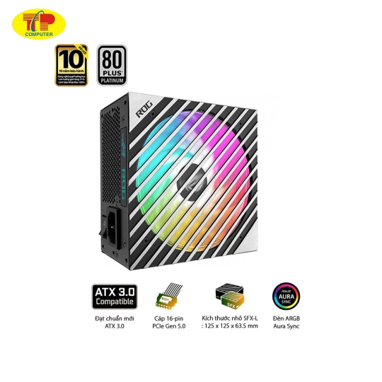 Nguồn Mini SFX-L Asus ROG LOKI 1000P 1000w Platinum ( Pci Gen 5.0 - Full Modular)