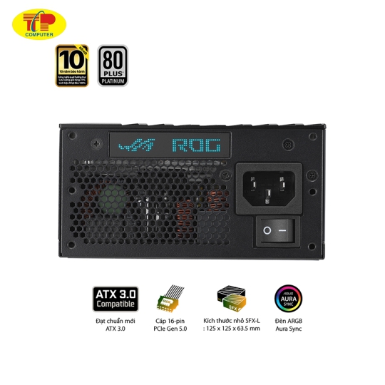 Nguồn Mini SFX-L Asus ROG LOKI 1000P 1000w Platinum ( Pci Gen 5.0 - Full Modular)