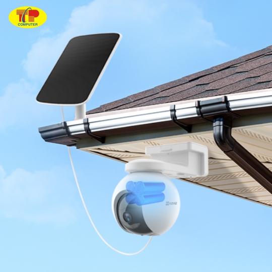 Camera EZVIZ CS-EB8 (3MP/Có khe Sim 4G/Hỗ trợ Pin năng lượng mặt trời)