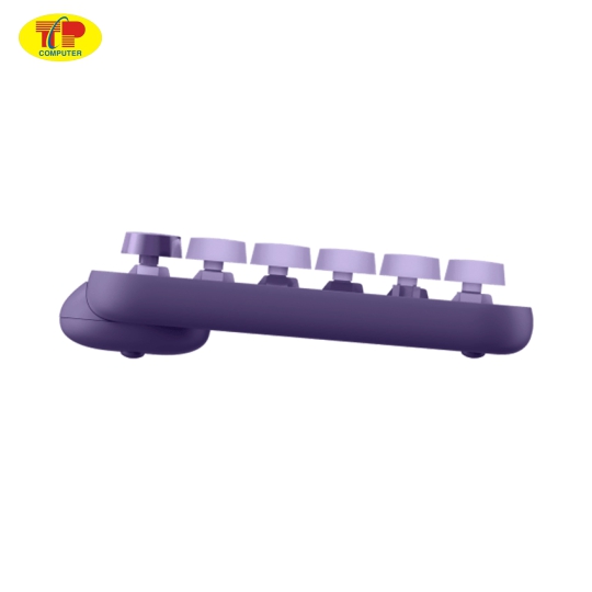 Bàn phím không dây Logitech Pop Keys TÍM (LAVENDER) 920-011227