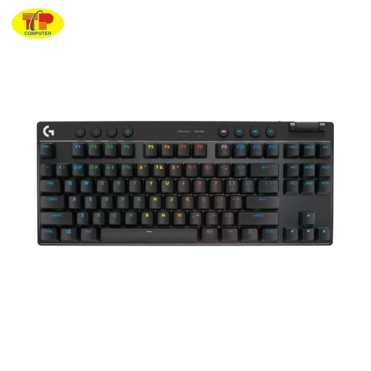Bàn phím Gaming không dây Logitech Pro X TKL Lightspeed Màu đen Tactile Switch _ 920-012137