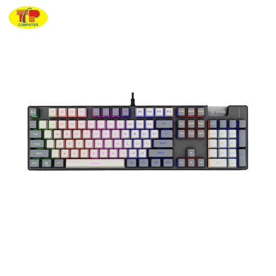 Bàn phím cơ có dây Edra EK312 Alpha _ Brown Switch