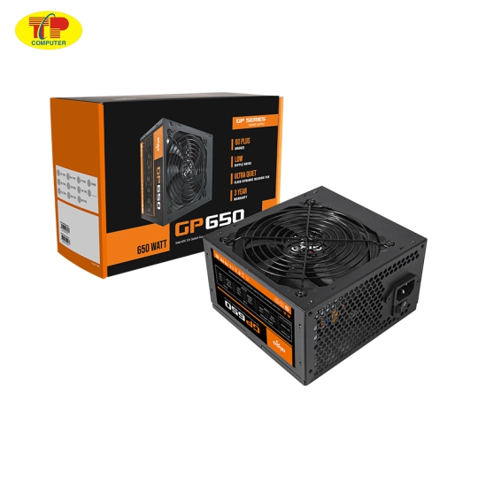 Nguồn máy tính AIGO GP650 - 650W (80 Plus Bronze/Màu đen)