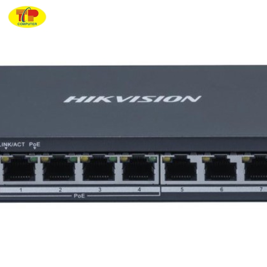 Switch POE HIKVISION DS-3E0508P-O (4 ports Gigabit POE, 802.3af/at, PoE power budget 60w)