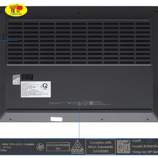 Laptop HP Gaming VICTUS 15 fb1022AX R5 7535HS/16GB/512GB/4GB RTX2050/144Hz/Win11 (94F19PA) 