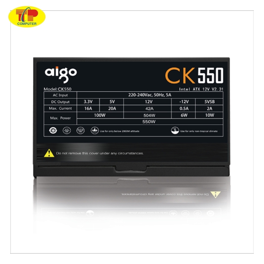 Nguồn máy tính AIGO CK550 550W 80+ EFFICIENCY