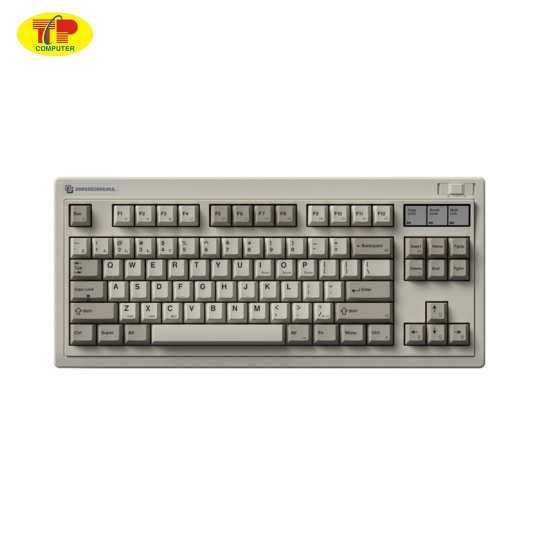 Bàn phím cơ FL-Esports OG87 Retro Grey 3 mode Kailh Coolmint V2 switch Led RGB (USB Type-C, 2.4G, Bluetooth)