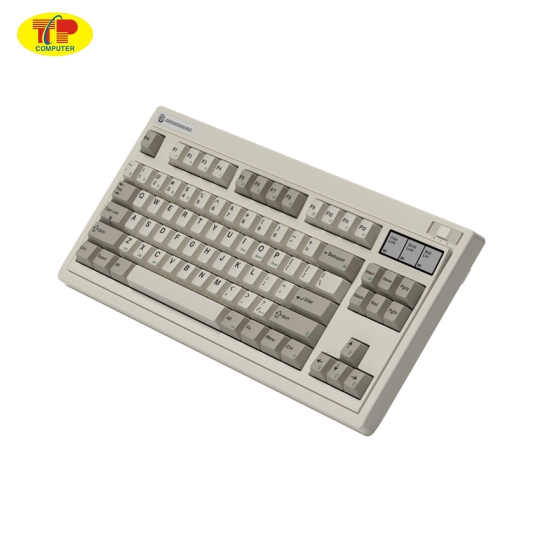 Bàn phím cơ FL-Esports OG87 Retro Grey 3 mode Kailh Coolmint V2 switch Led RGB (USB Type-C, 2.4G, Bluetooth)