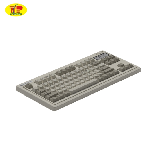 Bàn phím cơ FL-Esports OG87 Retro Grey 3 mode Kailh Coolmint V2 switch Led RGB (USB Type-C, 2.4G, Bluetooth)