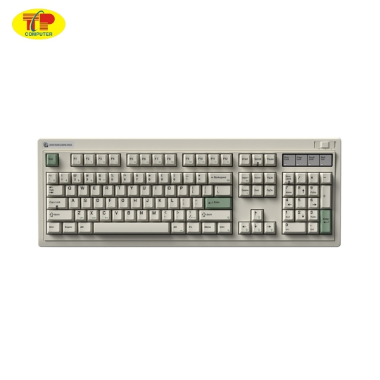 Bàn phím cơ FL-Esports OG104 Classical White 3 mode Kailh Coolmint V2 switch Led RGB (USB Type-C, 2.4G, Bluetooth)