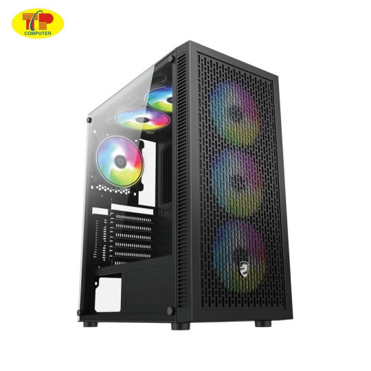 Vỏ Case VITRA SAPHIRA AX9 BLACK 3F ARGB (eATX/Màu Đen/Rad 240)