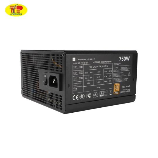 Nguồn THERMALRIGHT TR-TB750S 750W (80Plus Bronze/Màu đen)