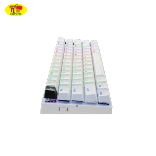 Bàn phím cơ Logitech Pro X 60 Lightspeed Wireless White (Wireless 2.4Ghz/Bluetooth/USB/GX Optical Tactile/RGB)