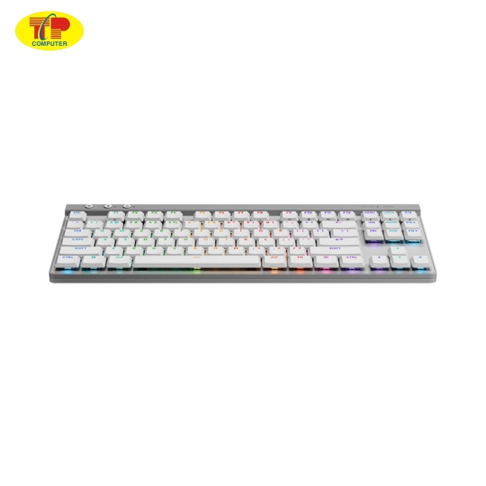 Bàn phím cơ Logitech G515 LightSpeed TKL Wireless White