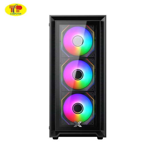 Vỏ case XIGMATEK FLY II 3GF - EN44663 (ATX/Mid Tower/Màu Đen/3 fan vô cực)