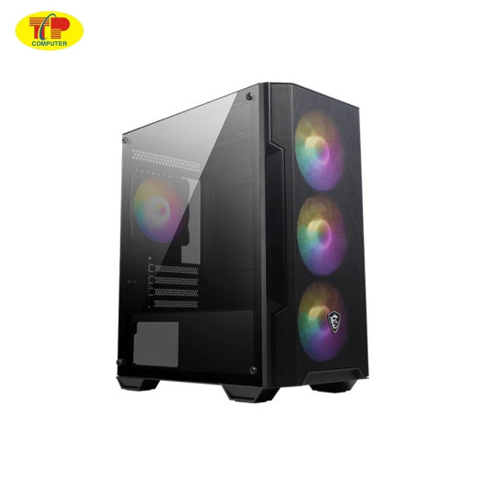 Vỏ case MSI MAG FORGE M100A black (mATX/Màu Đen/Kèm 4 fan)