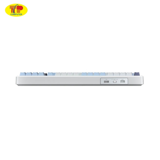 Bàn phím cơ AULA F99 (Xanh dương/Trắng/Tím đậm) ,(TypeC + 2.4G + Bluetooth, Reaper switch, Led RGB)