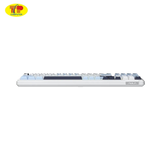 Bàn phím cơ AULA F99 (Xanh dương/Trắng/Tím đậm) ,(TypeC + 2.4G + Bluetooth, Reaper switch, Led RGB)