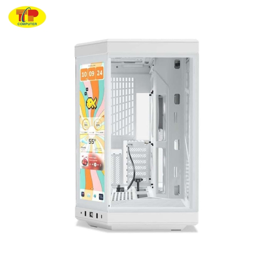 Vỏ case HYTE Y70 Touch Infinite - Stanly All White (ATX/Mid Tower/Màu Trắng)