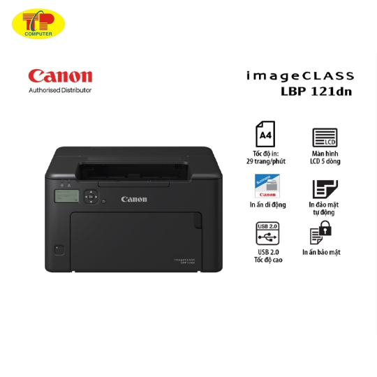 Máy In Canon LBP 121DN - Đen trắng đơn năng