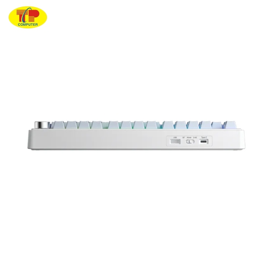 Bàn phím cơ gaming AULA F75 (3 Mode/Trắng + Xanh Dương Gradient/Rgb/Seiya switch)