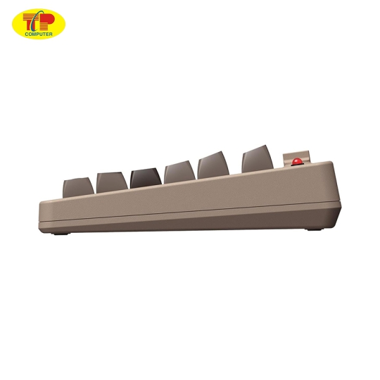 Bàn phím cơ 8BitDo Retro Mechanical Keyboard - C64 Edition (Multi-modes/Hotswap/Kailh Box White Switch V2)