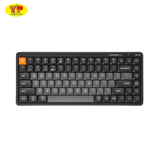Bàn phím không dây HyperWork SilentKey Mini TS01M – Đen