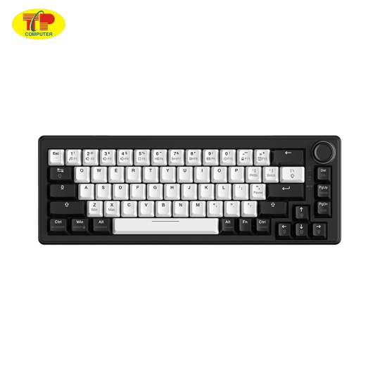 Bàn phím cơ DareU EK65s White Black (Usb/Rgb/Dream switch)