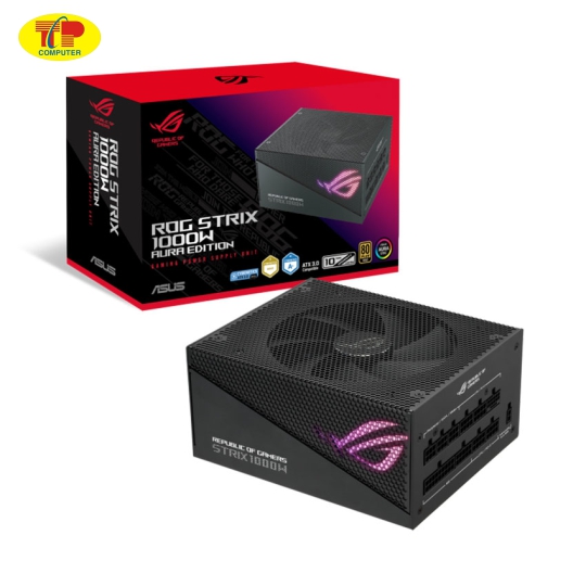 Nguồn ASUS ROG STRIX 1000G Aura Gaming (80 plus GOLD/ATX 3.0/PCI-e 5.0/Full Modular)