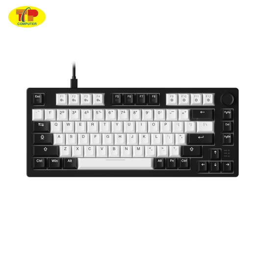 Bàn phím cơ Dareu EK75 White Black_Dream switch (Keycap PBT)